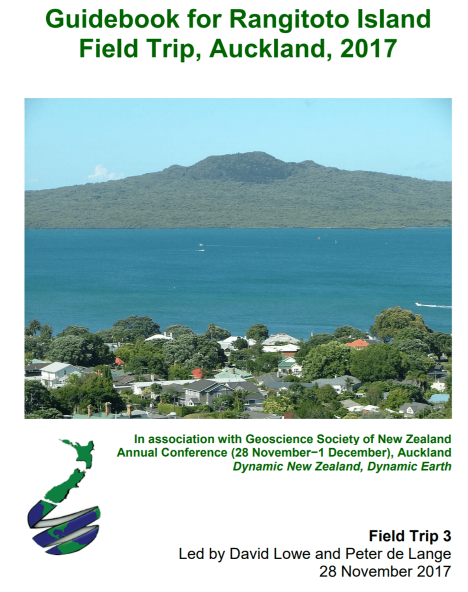 Guidebook for Rangitoto Island Field Trip, Auckland, 2017 Cover